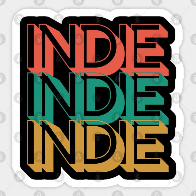 Indie Sticker by Rev Store